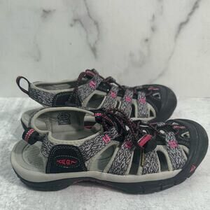 KEEN Newport H2 Waterproof Sandals BLACK/BRIGHT ROSE 1016288 size 7